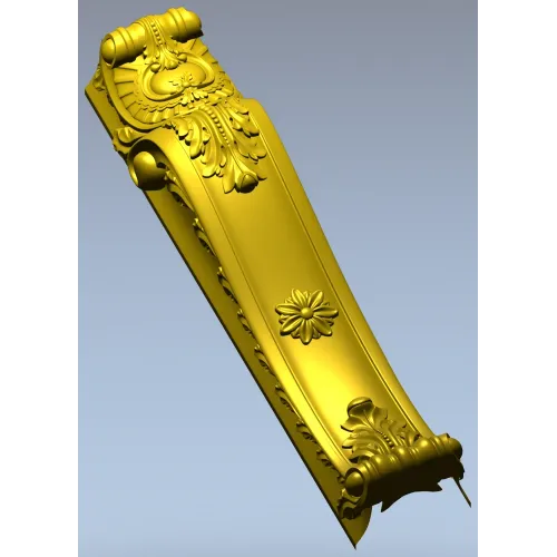 Regal Acanthus Bracket - STL 3D model for CNC carving