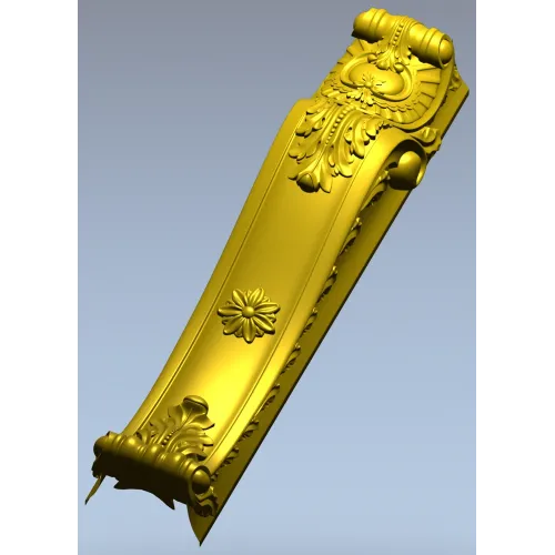 Regal Acanthus Bracket - STL 3D model for CNC carving