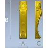 Regal Acanthus Bracket - STL 3D model for CNC carving