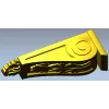 Acanthus Scroll Corbel - STL 3D model for CNC