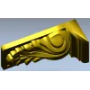 Acanthus Scroll Corbel - STL 3D model for CNC milling
