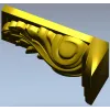 Acanthus Scroll Corbel - STL 3D model for CNC milling