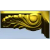 Acanthus Scroll Corbel - STL 3D model for CNC milling