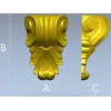 Декоративный акантовый кронштейн - STL модель для ЧПУ