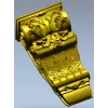 Regal acanthus corbel - STL 3D model for CNC
