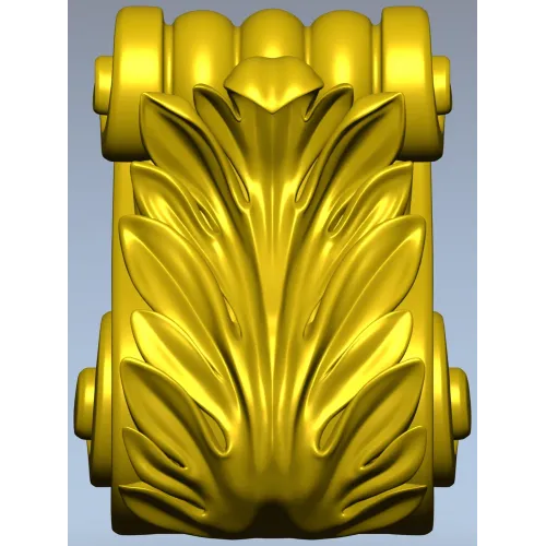 Acanthus Scroll Bracket STL for CNC