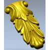 Acanthus Scroll Bracket - STL 3D model for CNC