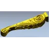 Imperial Acanthus Bracket - 3D model STL for CNC carving