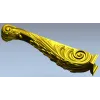 Imperial Acanthus Bracket - 3D model STL for CNC carving