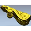 Acanthus Scroll Corbel STL for CNC Milling