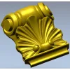 Декоративный кронштейн-раковина 3D STL для ЧПУ