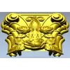Rosa Coronet - Floral Capital STL for CNC