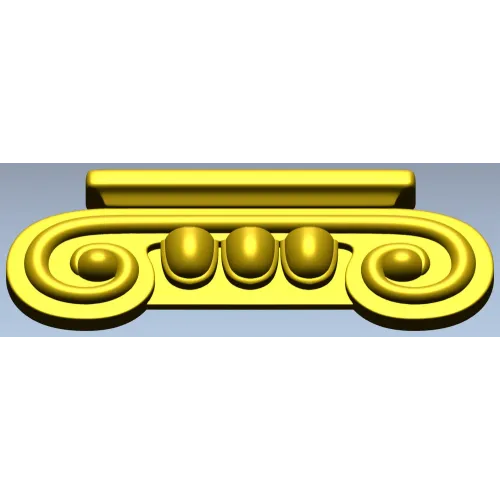 Ионическая капитель для ЧПУ - STL модель