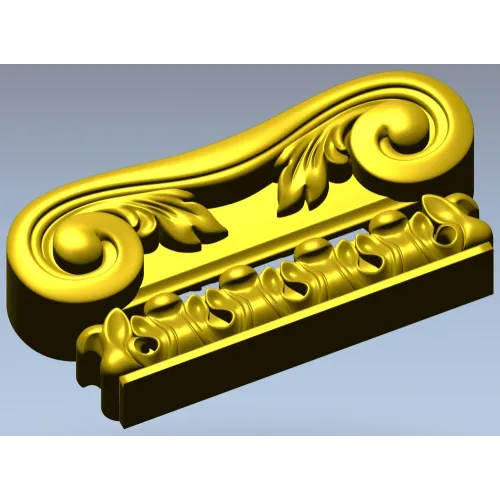 Капитель с волютами и акантом - 3D модель STL для ЧПУ
