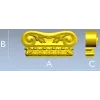 Капитель с волютами и акантом - 3D модель STL для ЧПУ