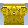 Декоративная капитель "Розарий" - 3D модель STL для ЧПУ