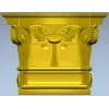 Капитель классическая в стиле коринф - stl модель для ЧПУ