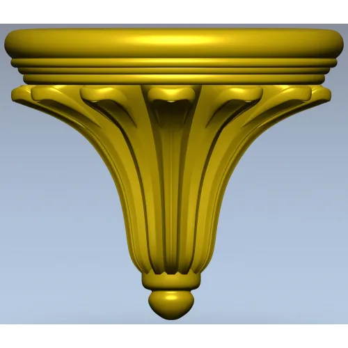 Веерная капитель - 3D модель STL для ЧПУ