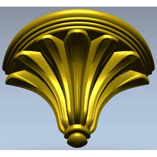 Веерная капитель - 3D модель STL для ЧПУ