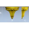 Веерная капитель - 3D модель STL для ЧПУ