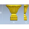Капитель с акантом - 3D модель STL для ЧПУ