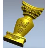 Classical Baluster with Corinthian Capital - STL 3D Model for CNC
