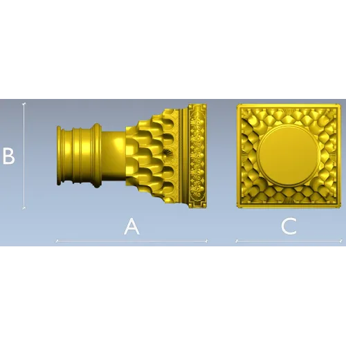 Капитель Флоренция - 3D модель STL для ЧПУ