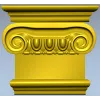 Капитель ионическая - 3D модель STL для ЧПУ