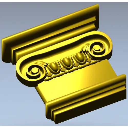 Капитель ионическая - 3D модель STL для ЧПУ