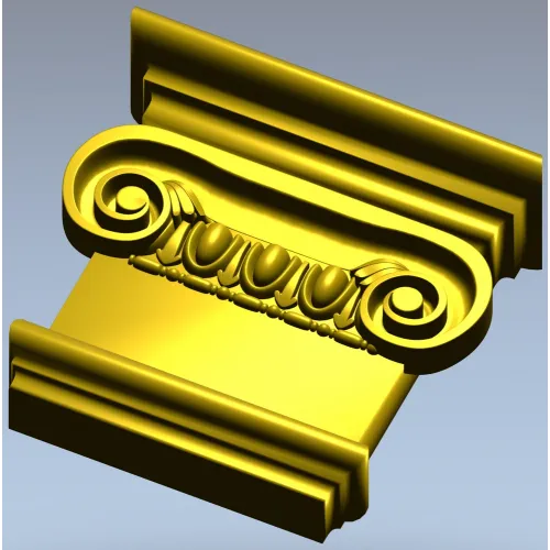 Капитель ионическая - 3D модель STL для ЧПУ