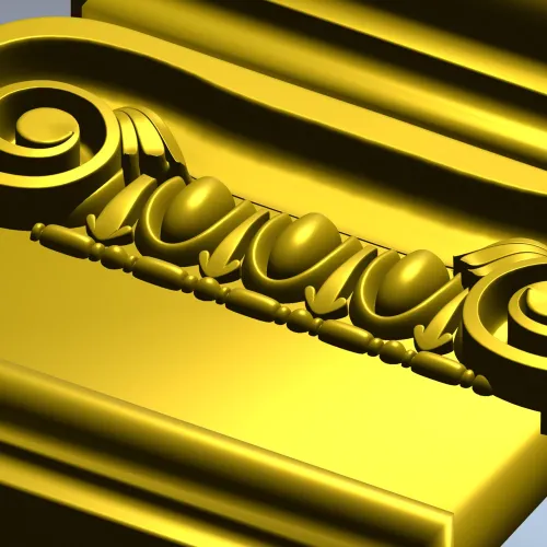 Капитель ионическая - 3D модель STL для ЧПУ