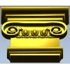 Капитель ионическая - 3D модель STL для ЧПУ