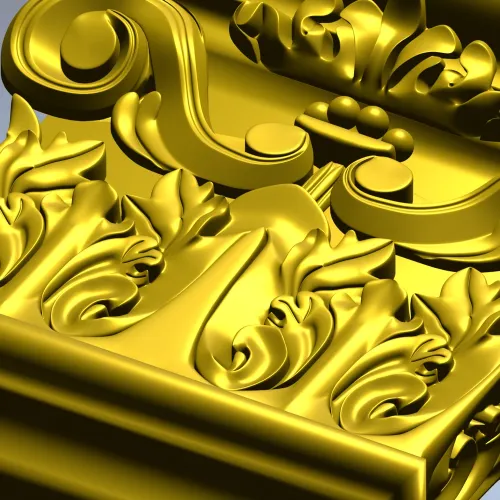 Композитная капитель - 3D модель STL для ЧПУ