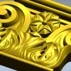 Капитель с акантом и розеткой - stl модель для ЧПУ