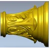 Капитель "Листовой рельеф" - 3D модель STL для ЧПУ
