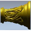 Капитель "Листовой рельеф" - 3D модель STL для ЧПУ