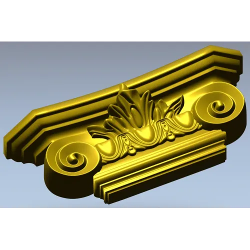 Капитель в ионическом стиле - 3D модель STL для ЧПУ