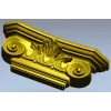 Капитель в ионическом стиле - 3D модель STL для ЧПУ