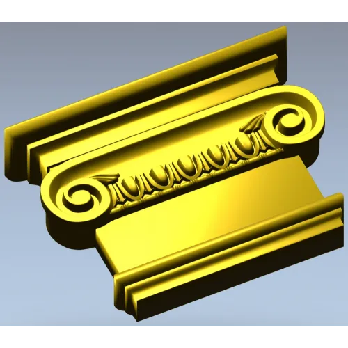 Ионическая капитель в формате STL для ЧПУ
