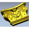 Acanthus Volute Capital STL for CNC - high-relief decorative capital