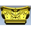 Acanthus Volute Capital STL for CNC - high-relief decorative capital