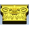 Ionic Acanthus Capital STL 3D Model for CNC Milling