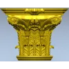 Corinthian Acanthus Capital STL - 3D model for CNC milling