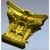 Corinthian Acanthus Capital STL - 3D model for CNC milling