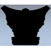 Corinthian Acanthus Capital STL - 3D model for CNC milling
