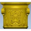 Acanthus Shell Capital - STL 3D model for CNC milling