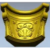 Acanthus Shell Capital - STL 3D model for CNC milling
