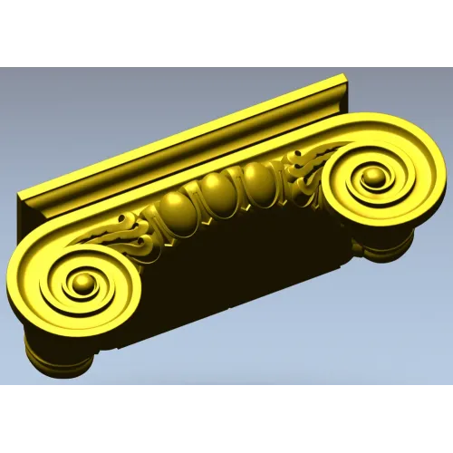 Ионическая капитель - 3D модель STL для ЧПУ
