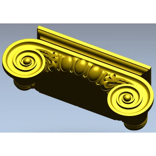 Ионическая капитель - 3D модель STL для ЧПУ