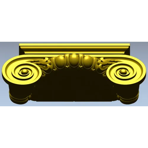 Ионическая капитель - 3D модель STL для ЧПУ